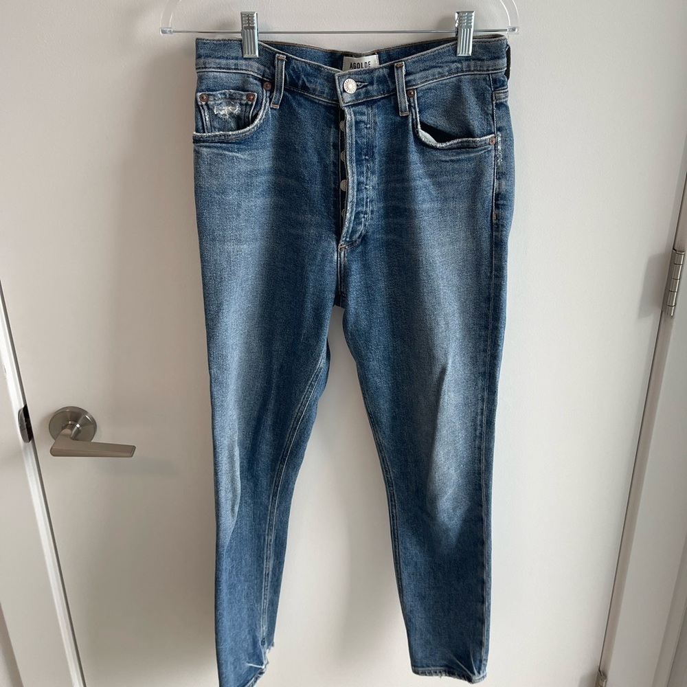 Agolde Nico High Rise Slim Jeans
